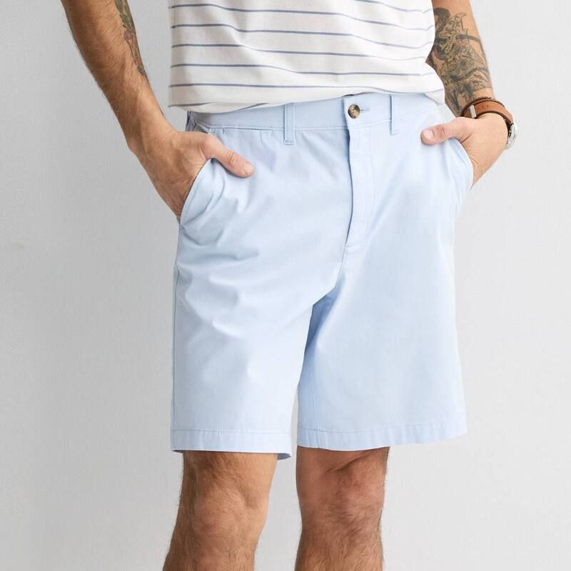 ソノマ レディース ボトムス ハーフパンツ・ショーツ ショートパンツ Sonoma Goods For Life 9Inch Flexwear Flat Front Shorts Light Blue ブルー