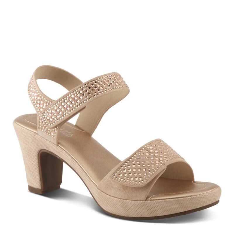 パトリシア レディース シューズ サンダル ヒール Patrizia Shine Womens Woven Slingback Heeled Sandals Rose Gold ゴールド
