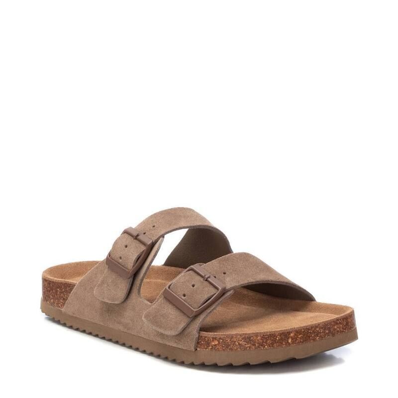 キシタイ レディース シューズ サンダル スエード レザー XTI Mens Cork Footbed Suede Leather Sandals 142553 Taupe トープ