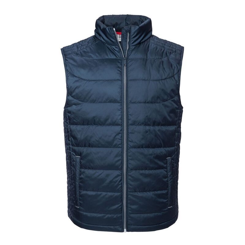 ラッセルアスレチック レディース アウター ジャケット・ブルゾン Russell Athletic Russell Mens Nano Padded Body Warmer French Navy ネイビー
