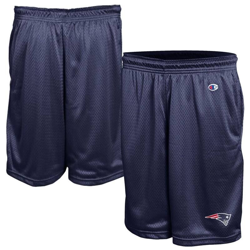 チャンピオン レディース ボトムス ハーフパンツ・ショーツ メッシュ ショートパンツ Mens Championavy New England Patriots Classic Meshorts Pat Navy ネイビー