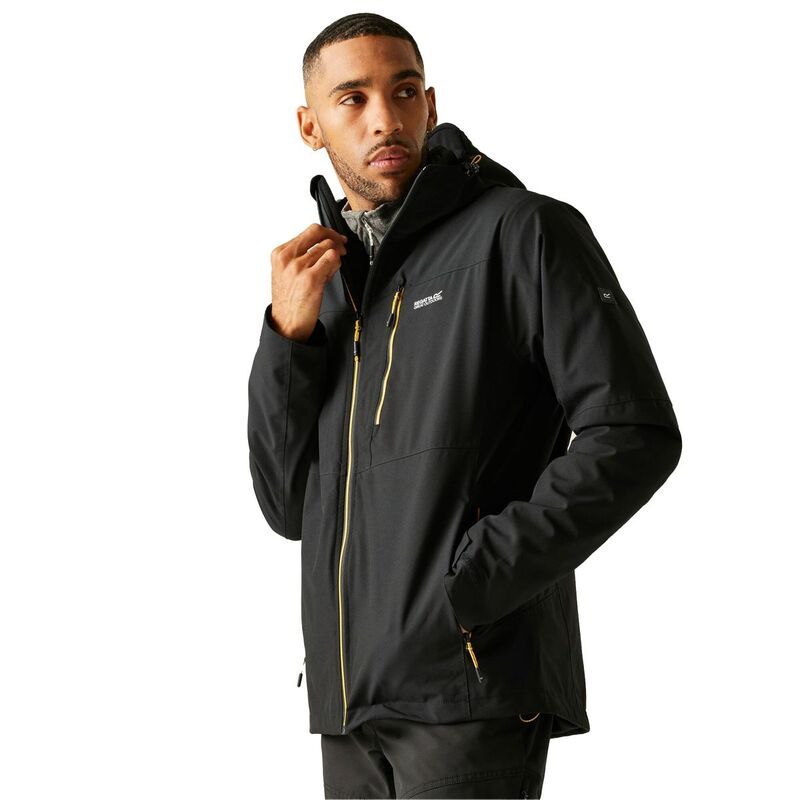 レガッタ レディース アウター ジャケット・ブルゾン Regatta Mens Wentwood 3 in 1 Jacket Black ブラック