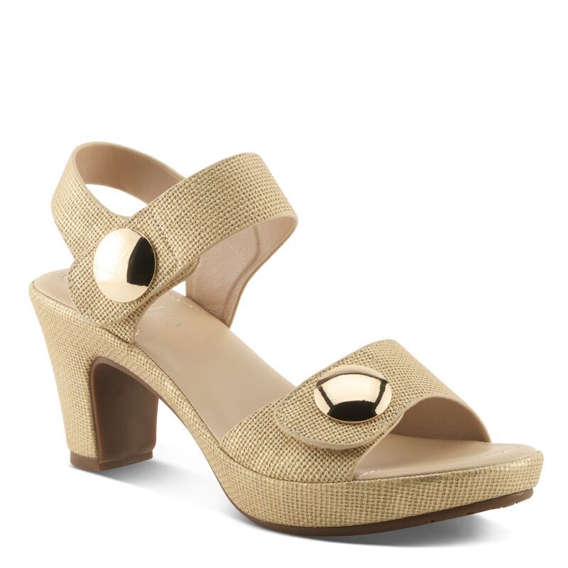 パトリシア レディース シューズ サンダル ヒール Patrizia DadeWoven Womens Cuffed Heeled Sandals Lightan タン