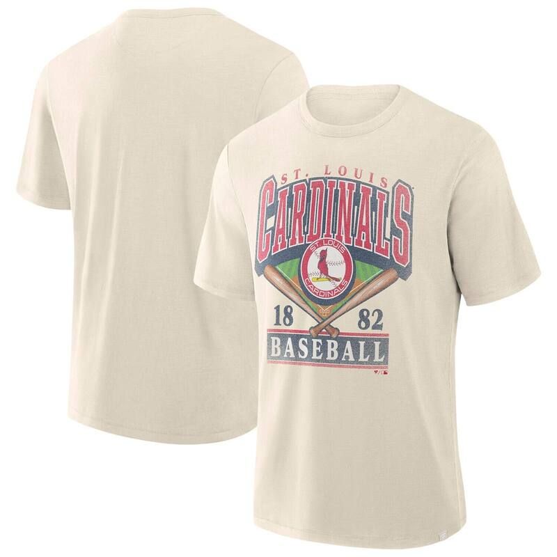 ファナティクス レディース トップス Tシャツ プリントール Fanatics Mens Profile Cream St Louis Cardinals Big Tall Screen PrintShirt Crd Beige ベージュ