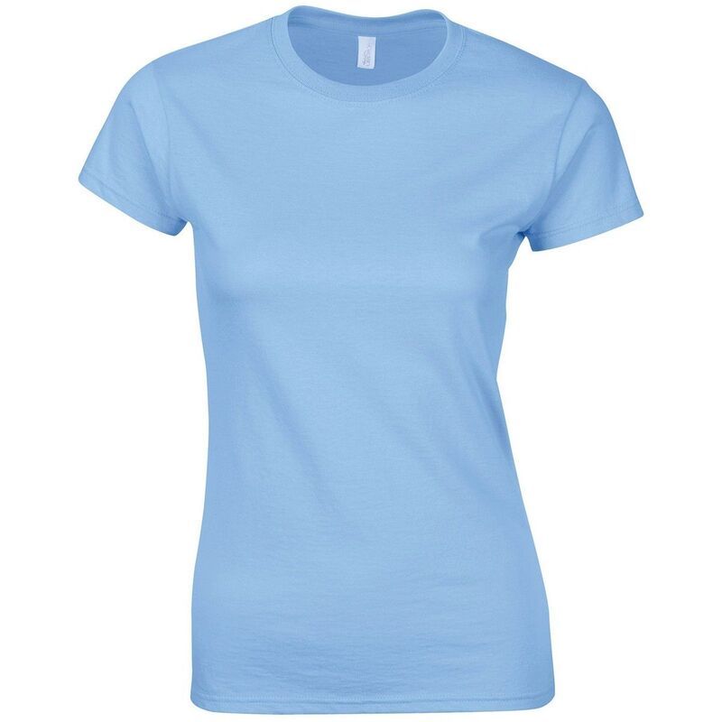ギルダン レディース トップス Tシャツ コットン Gildan WomensLadiesoftstyle Plain Ringspun Cotton Fitted TShirt Light Blue ブルー 8,954円