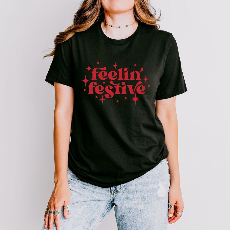 Simply Sage Market レディース トップス Tシャツ グラフィック Simply Sage Market Whimsical Feelin Festive Womenshort Sleeve Graphic TShirt Black ブラック