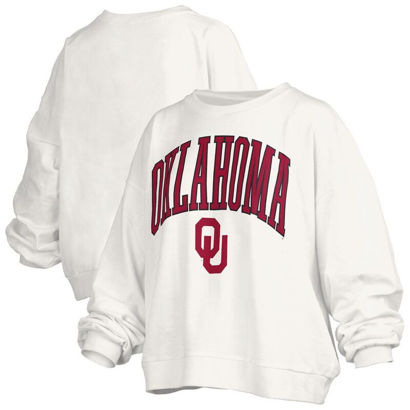 プレスボックス レディース トップス Tシャツ スウェット フリース Womens Pressbox White Oklahoma Sooners Janise Fleece Sweatshirt Okl White ホワイト 15,360円