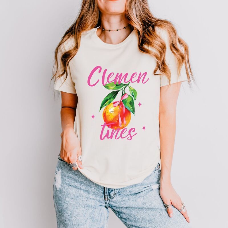 Simply Sage Market レディース トップス Tシャツ グラフィック Simply Sage Market Clementines Watercolor Womenshort Sleeve Graphic TShirt Cream クリーム