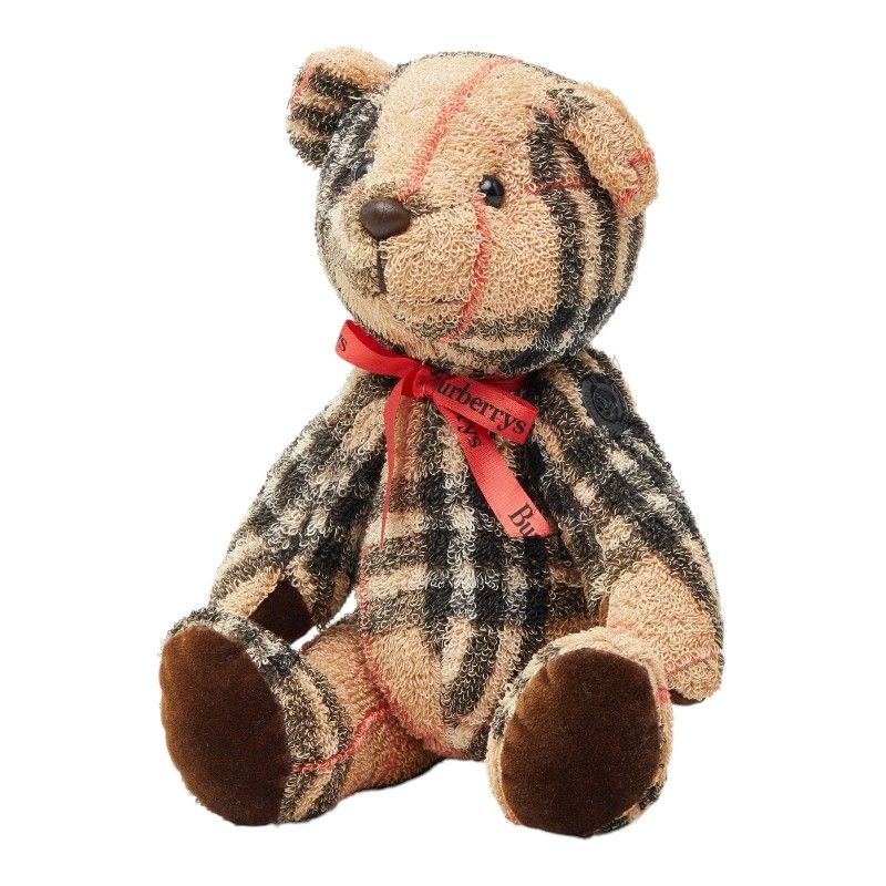 【美品】BURBERRY バーバリー ノバチェック ティディベア 上箱無し Burberrys バッグ バニティバッグ テディベア ノバチェック バーバリー ぬいぐるみ