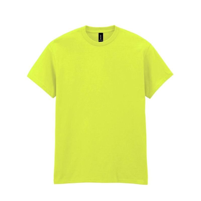 ギルダン レディース トップス Tシャツ 半袖 コットン Gildan Mens Heavy Cotton ShortSleeved TShirt Safety Green グリーン