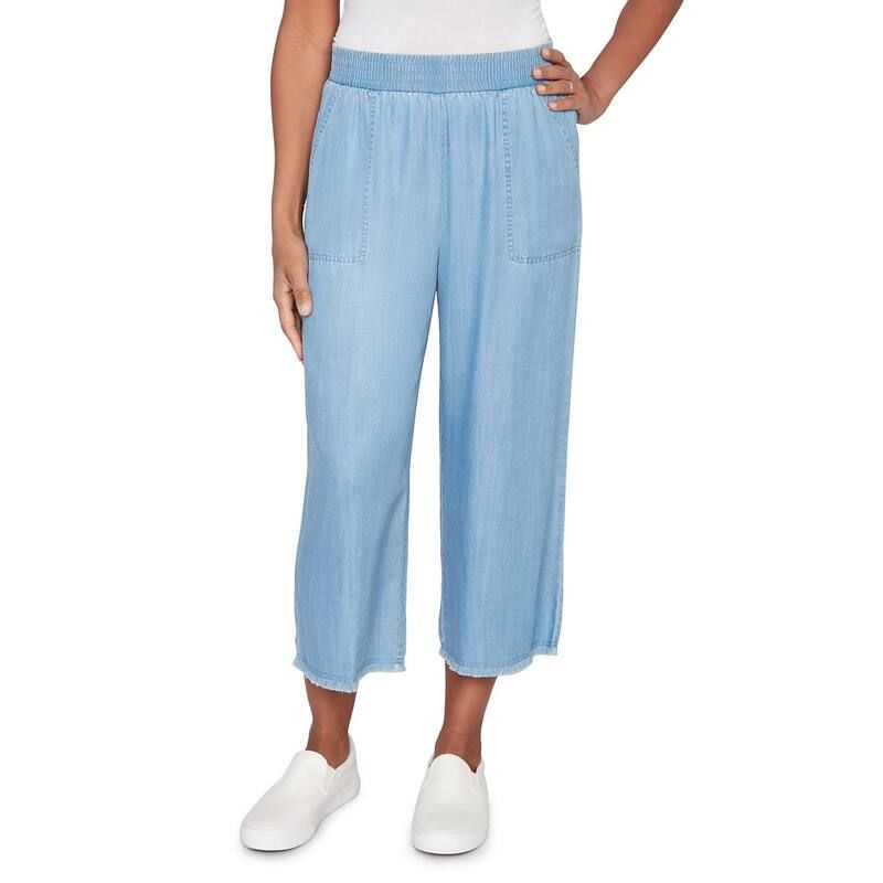 アルフレッド ダナー レディース ボトムス カジュアルパンツ ワイドレッグ アンクル Womens Alfredunner Wide Leg Patch Pocket Ankle Pants Blue ブルー