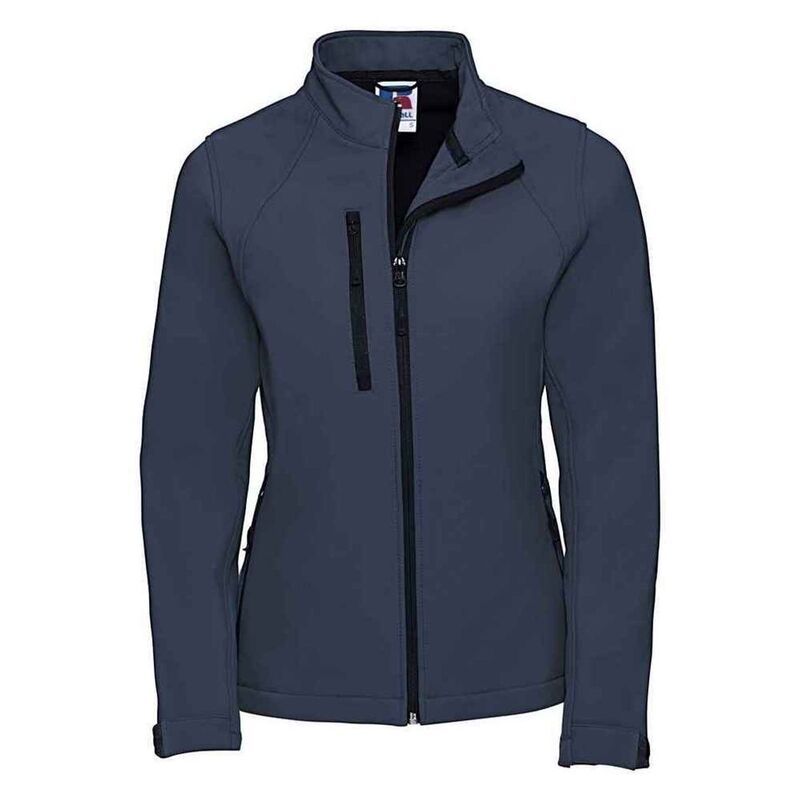 ラッセルアスレチック レディース アウター ジャケット・ブルゾン Russell Athletic Russell WomensLadies 3 Layer Soft Shell Jacket French Navy ネイビー