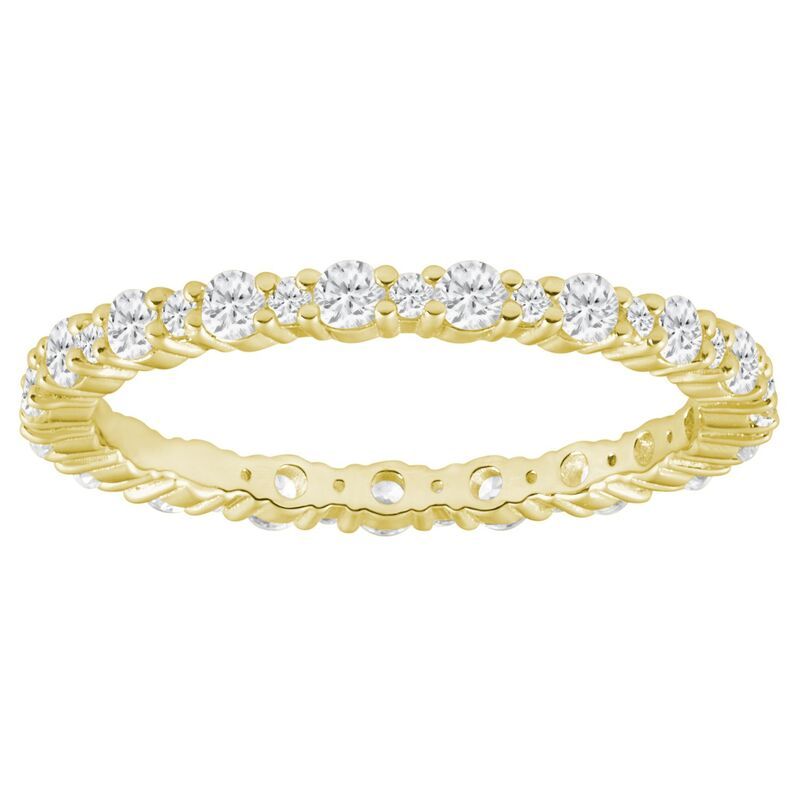 Alyson Layne レディース アクセサリー リング Alyson Layne 10k Gold 34 CaratW LabGrown Diamond Round Eternity Band 10k Gold ゴールド