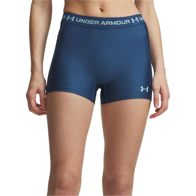 アンダーアーマー レディース ボトムス ハーフパンツ・ショーツ ショートパンツ Womens Under Armour HeatGear 3inch Shorty Shorts Wham Blue ブルー