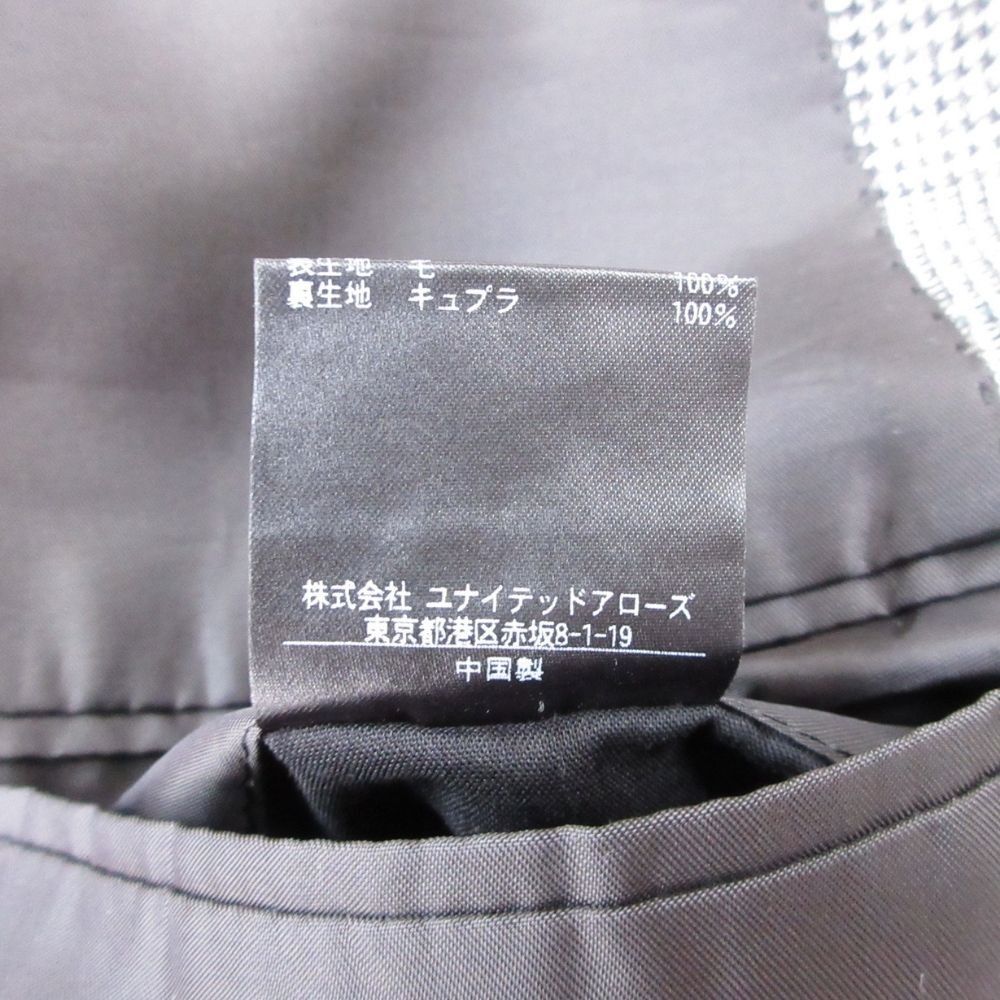 良品 UNITED ARROWS ユナイテッドアローズ JOHN FOSTER生地 スーツ
