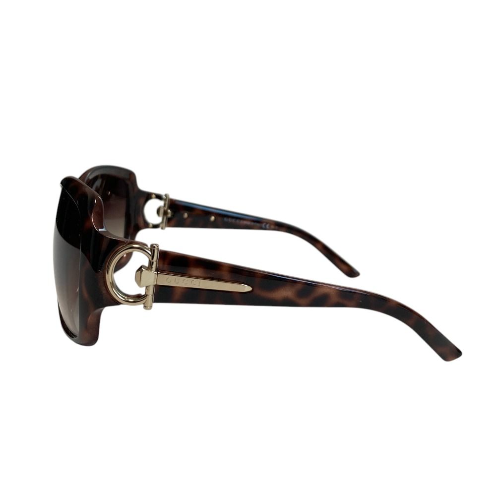 美品 GUCCI グッチ ホースビット べっ甲柄サングラス グラデーション
