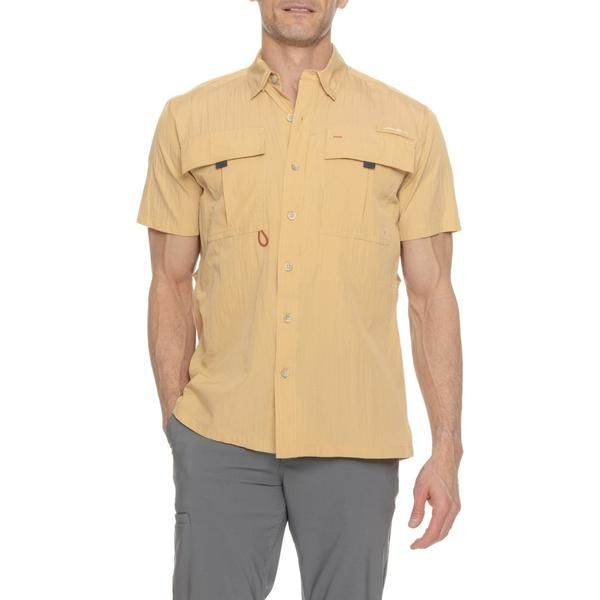 エディー バウアー メンズ トップス シャツ Eddie Bauer Guide 20 Shirt UPF 50 Short Sleeve Alskagld