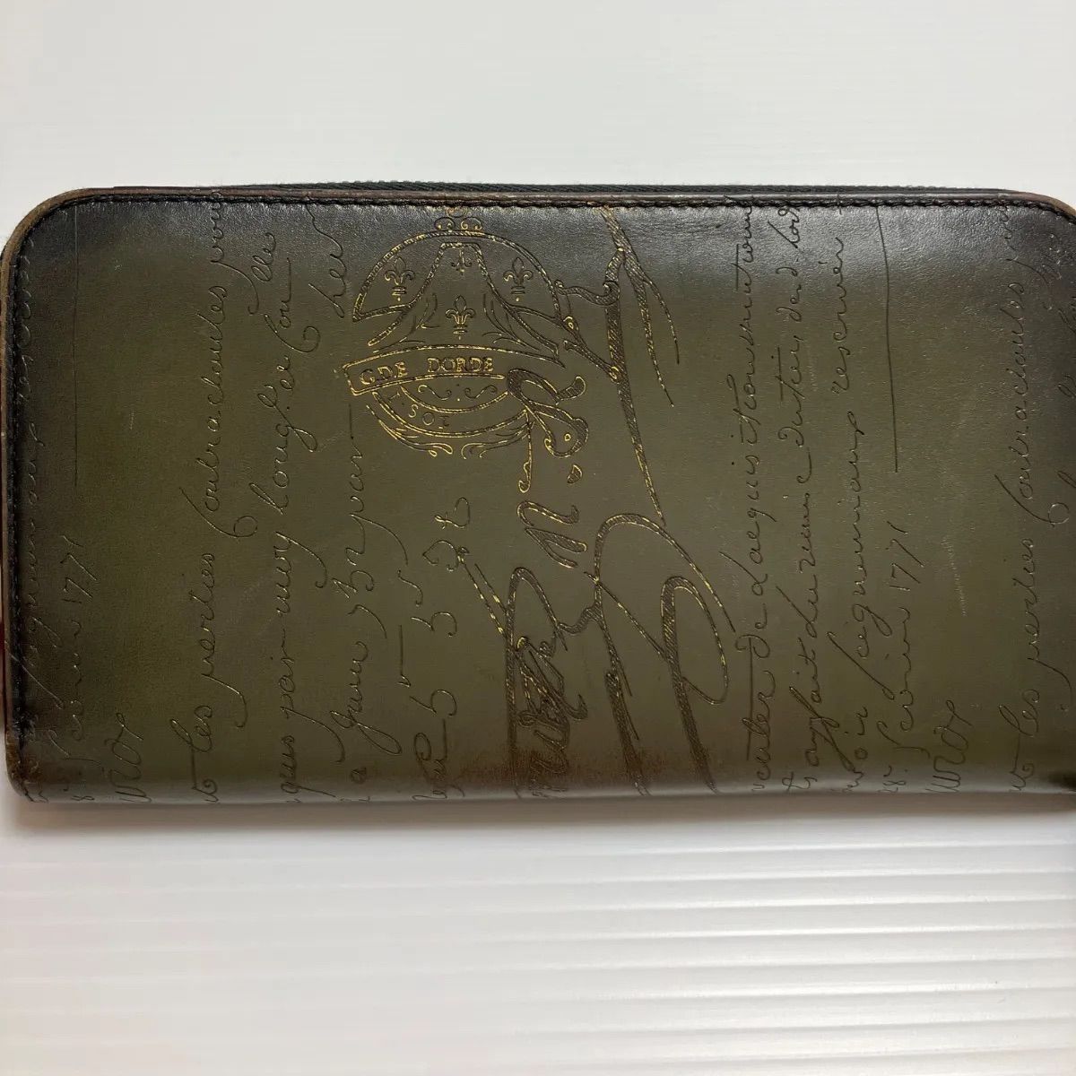 Berluti ベルルッティ ヴェネツィアレザー カリグラフィー ラウンド