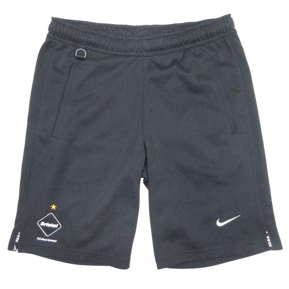 美品 NIKE x F.C.Real Bristol F.C.R.B ナイキ エフシーレアルブリストル 16ss ショートパンツ ボトムス スウェット ロゴ S ブラック メンズ 古着 中古 USED