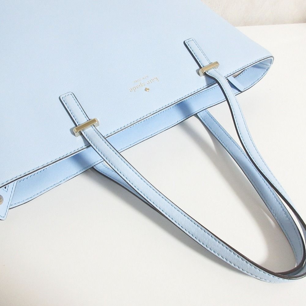 美品 kate spade new york ケイトスペード レザー トートバッグ ライト