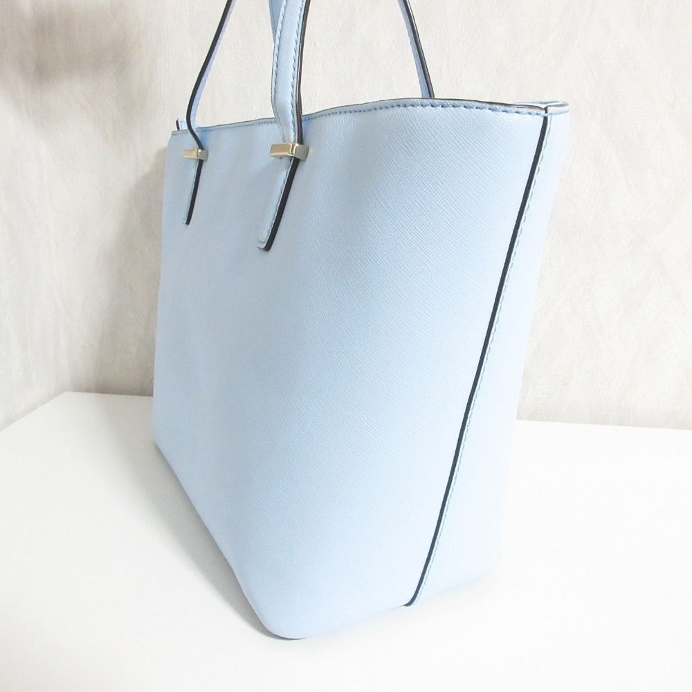 美品 kate spade new york ケイトスペード レザー トートバッグ ライト 