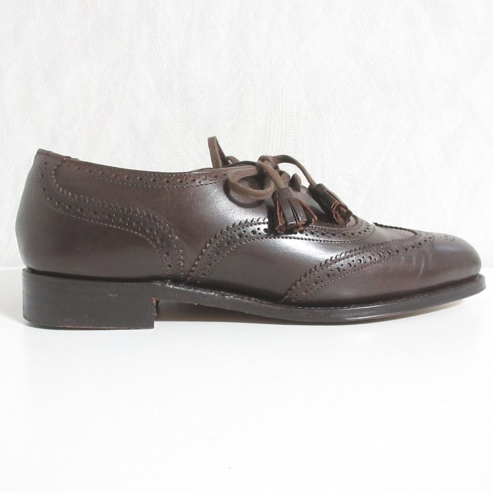 GRENSON グレンソン レザー ウイングチップ メダリオン レースアップ 