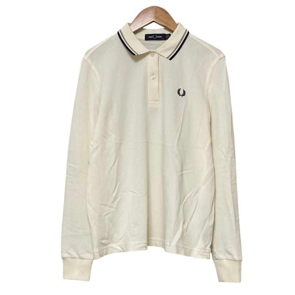 美品 FRED PERRY フレッドペリー ロングスリーブ ポロシャツ サイズ38