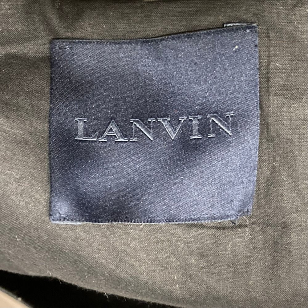 良品 LANVIN ​ランバン ルカオッセンドライバー ジップブルゾン サイズ