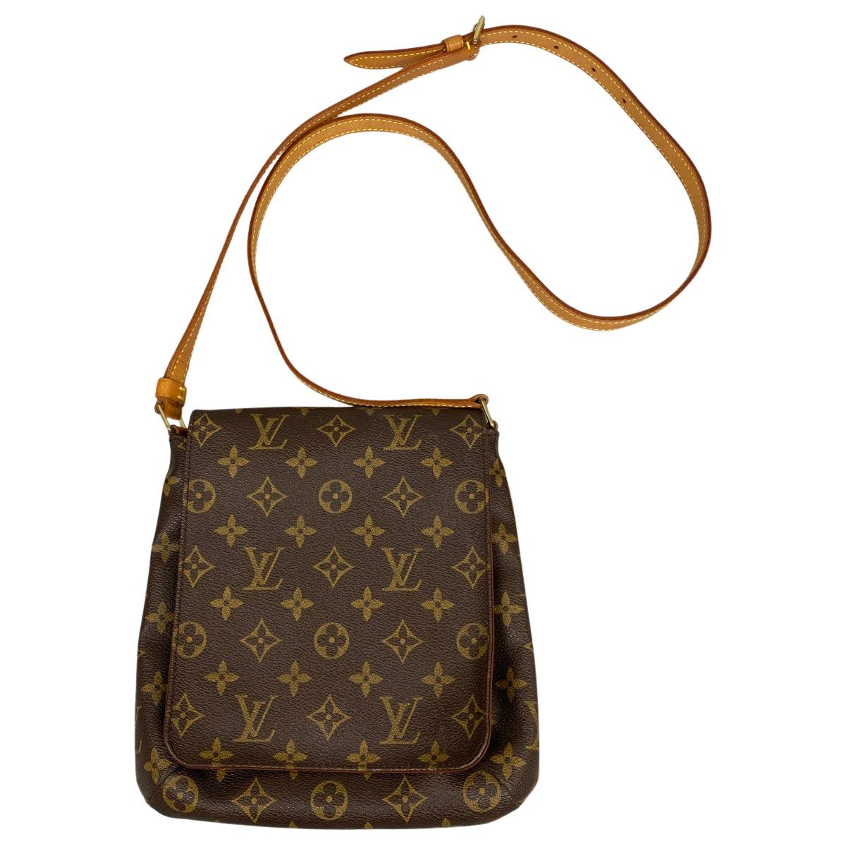 LOUIS VUITTON ルイヴィトン モノグラム ミュゼット・サルサ ショルダーバッグ カビ臭有 M51387 ブラウン AS0023