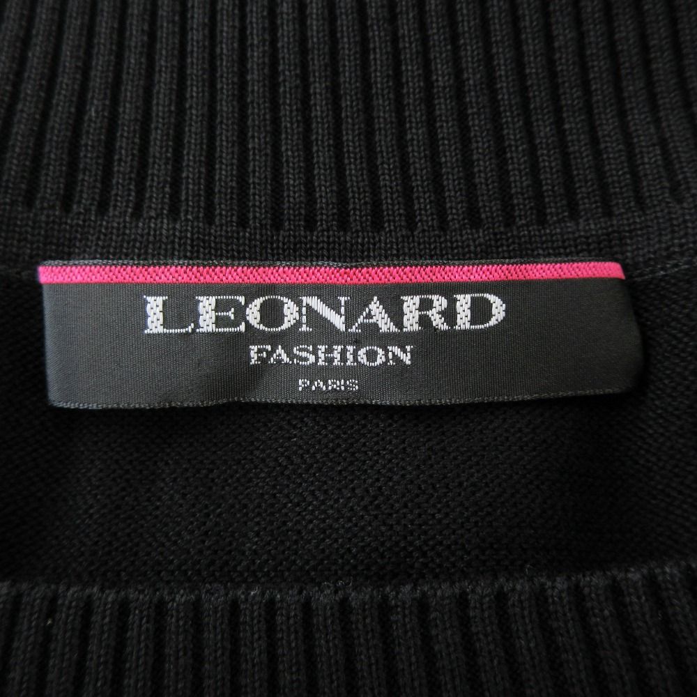 美品 LEONARD FASHION レオナールファッション フラワージャガード