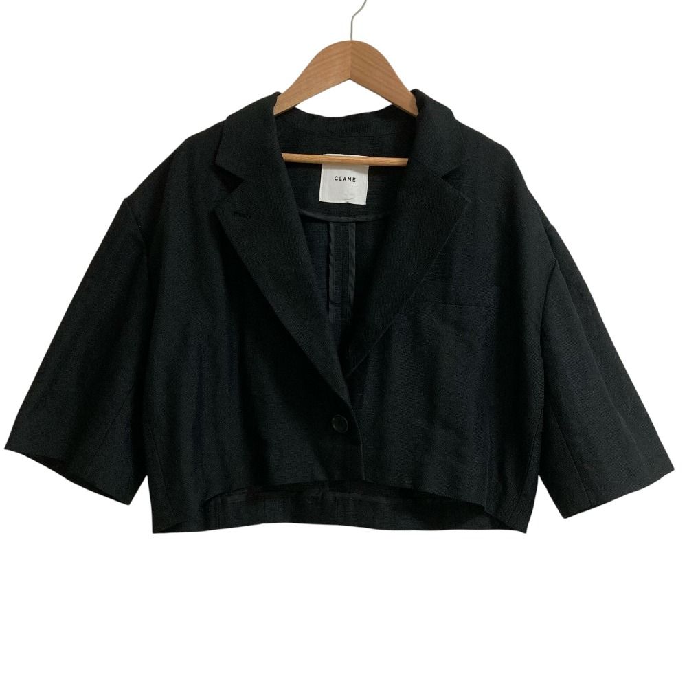 美品 25SS CLANE クラネ DAD CROPPED TAILORED JACKET 半袖 クロップド