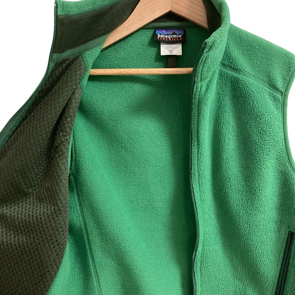 良品 patagonia パタゴニア シンチラ フリースベスト 25184 サイズXS