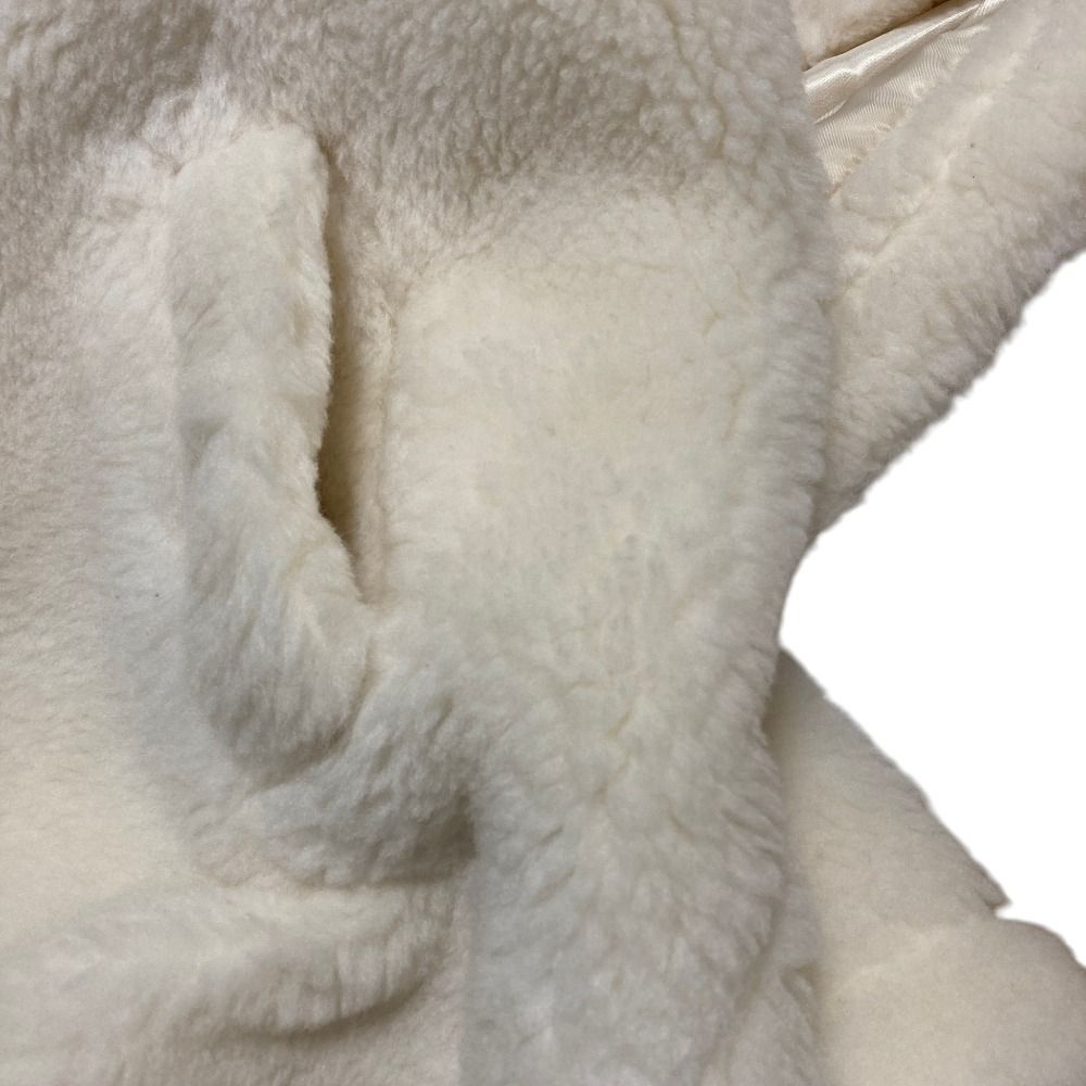 美品 Lilirena リリレナ WOOL ALPACA ケープ ポンチョ コート ホワイト