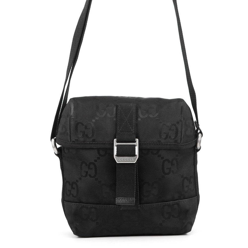 グッチ ショルダーバッグ オフ ザ グリッド GGナイロン 643858 GUCCI バッグ ブラック メンズ 黒