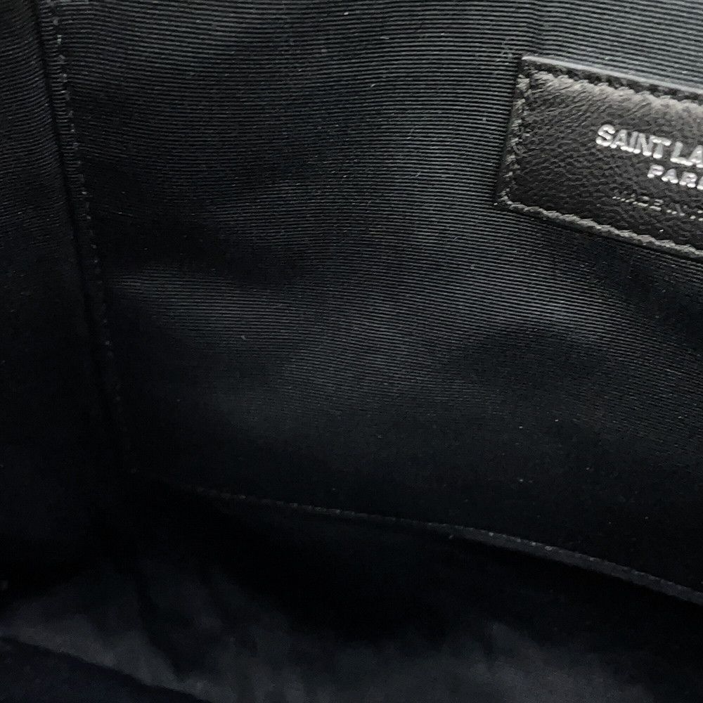 サンローランパリ クラッチバッグ リヴゴーシュ レザー 581369 SAINT LAURENT PARIS 黒