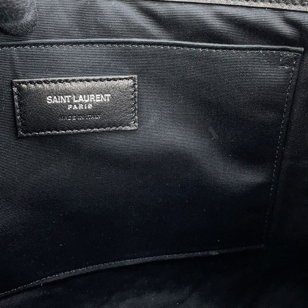 サンローランパリ クラッチバッグ リヴゴーシュ レザー 581369 SAINT LAURENT PARIS 黒