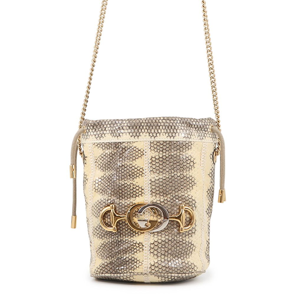 グッチ チェーンショルダーバッグ ズゥミ パイソン型押しレザー 576432 GUCCI バッグ