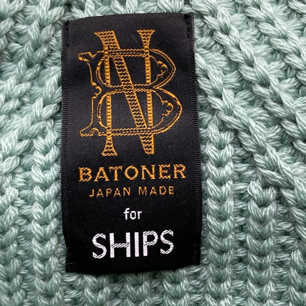 美品 23AW BATONER × SHIPS バトナー シップス別注 ハーフジップ