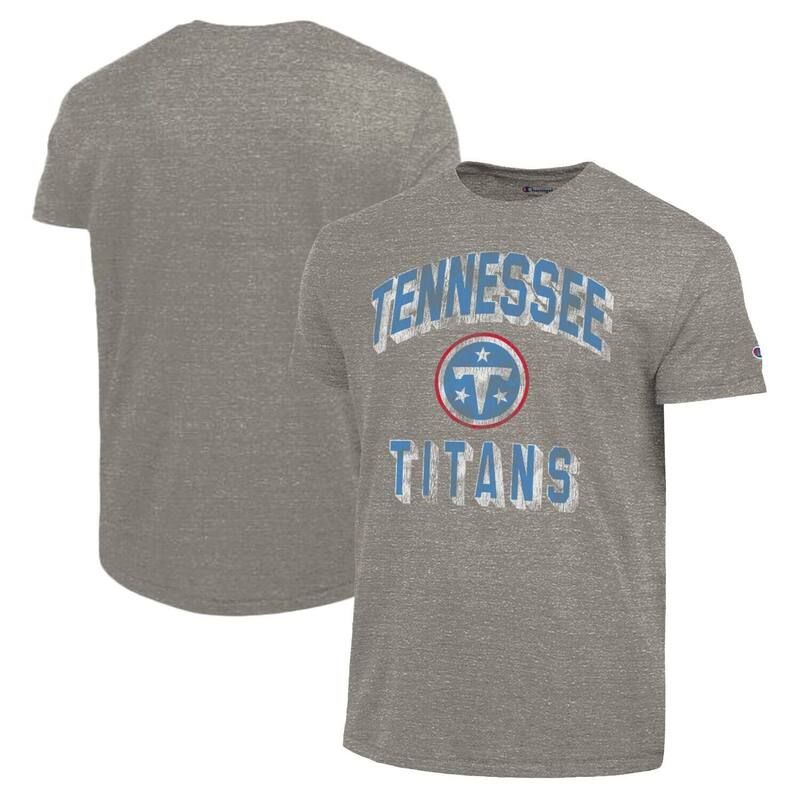 チャンピオン レディース トップス Tシャツ Mens Champion Charcoal Tennessee Titans Ultimate TriBlend TShirttn Charco チャコール