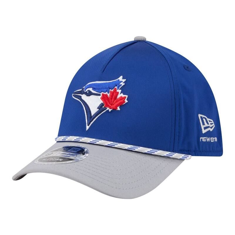 ニューエラ レディース アクセサリー 帽子 Mens New Era RoyalGrey Toronto Blue Jays Rope MCrown AFrame 39THIRTY Flex Hat Jay Blue ブルー