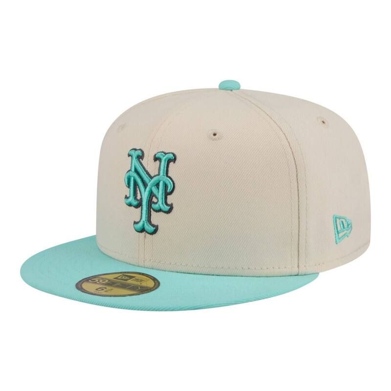 ニューエラ レディース アクセサリー 帽子 Mens New Era Light BeigeTurquoise New York Mets TwoTone Color Pack 59FIFTY Fitted Hat Met Lt Bei ターコイズ