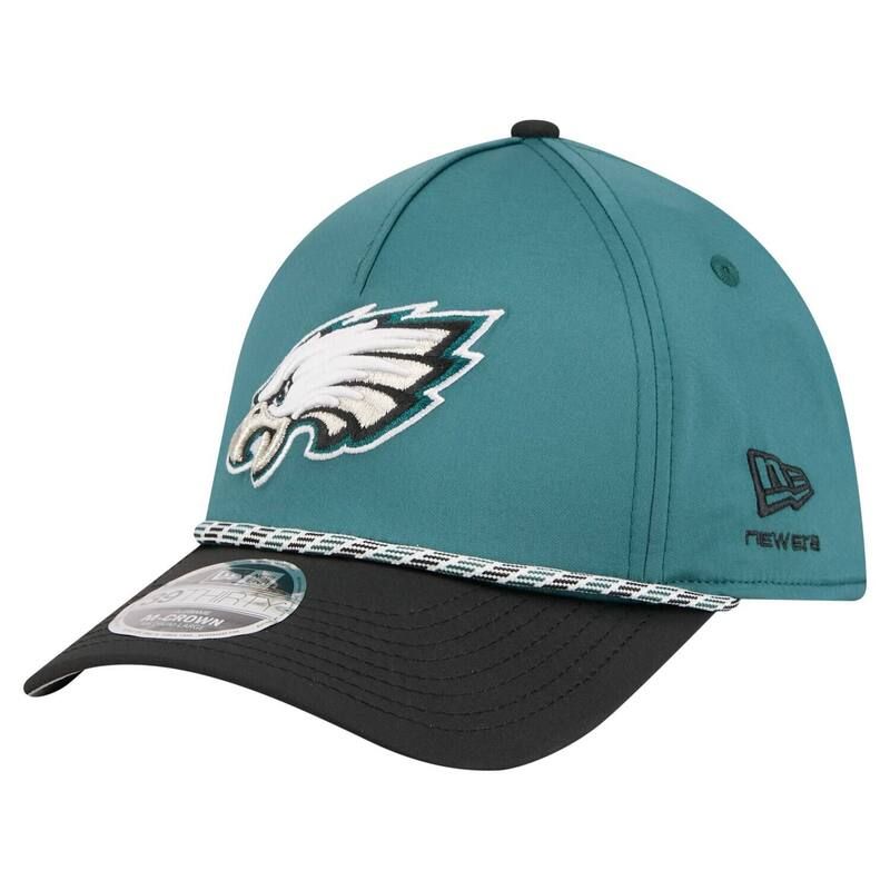 ニューエラ レディース アクセサリー 帽子 New Era Mens Midnight GreenBlack Philadelphia Eagles Rope MCrown AFrame 39THIRTY Flex Hat Eagreen グリーン