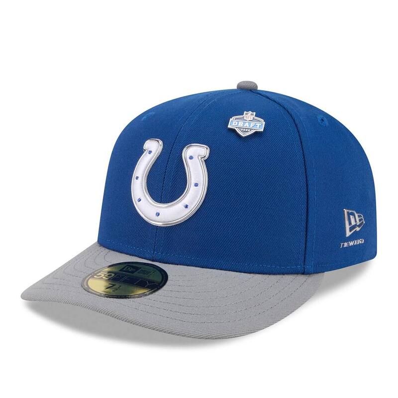 ニューエラ レディース アクセサリー 帽子 Mens New Era RoyalGray Indianapolis Colts 2026 NFL Draft PreCurved 59FIFTY Fitted Hat Clt Blue ブルー