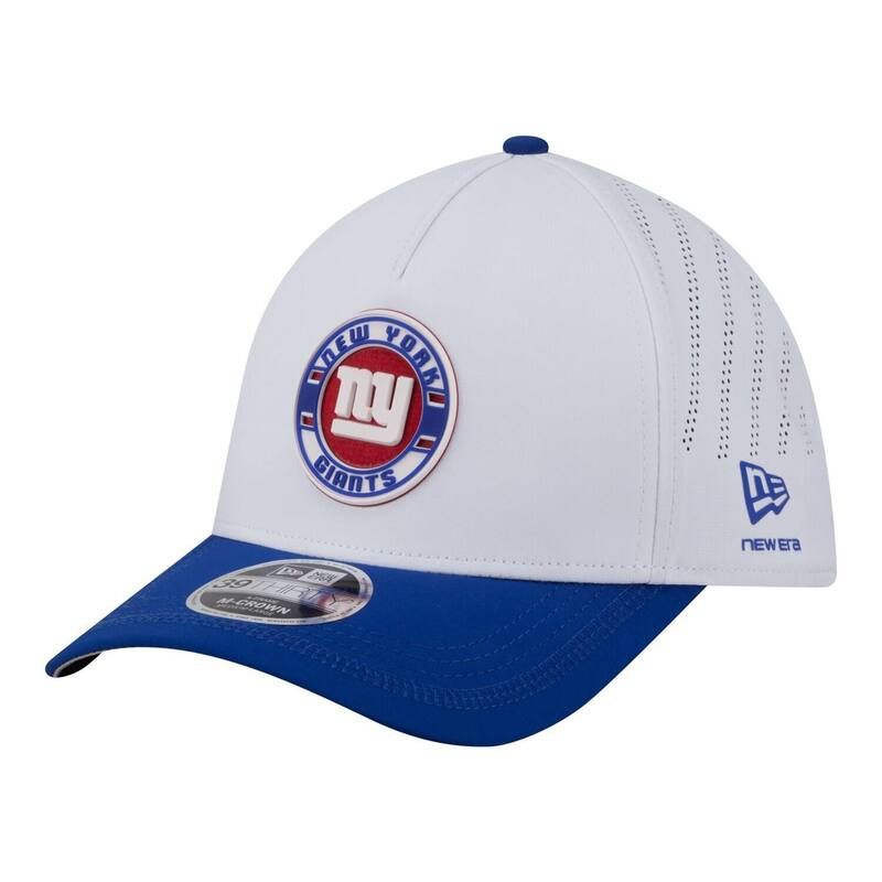 ニューエラ レディース アクセサリー 帽子 Mens New Era WhiteRoyal New York Giants Patch 39THIRTY AFrame MCrown Perforated Flex Hat Gia White ホワイト