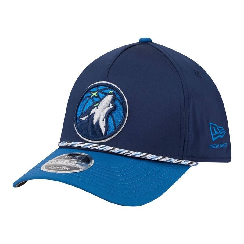 ニューエラ レディース アクセサリー 帽子 Mens New Era NavyBlue Minnesota Timberwolves Rope TwoTone MCrown AFrame 39THIRTY Flex Hat Mtw Navy ネイビー