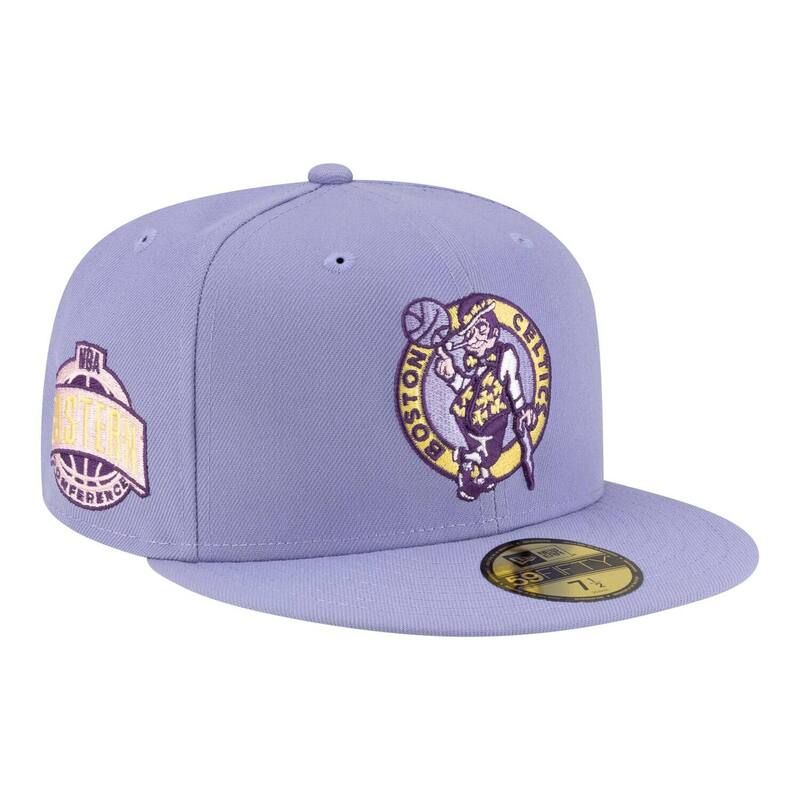 ニューエラ レディース アクセサリー 帽子 Mens New Era Lavender Boston Celtics Color Pack 59FIFTY Fitted Hat Cel Brt Pu ラベンダー