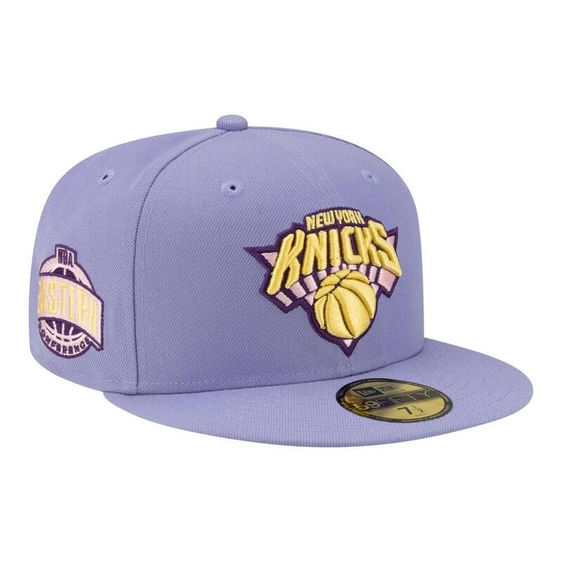 ニューエラ レディース アクセサリー 帽子 Mens New Era Lavender New Yorknicks Color Pack 59FIFTY Fitted Hat Kni Brt Pu ラベンダー