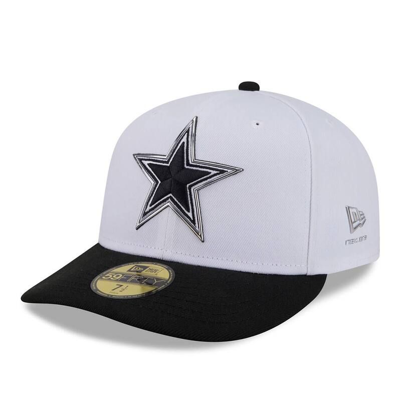 ニューエラ レディース アクセサリー 帽子 Mens New Era WhiteBlack Dallas Cowboys 2026 NFL Draft PreCurved 59FIFTY Fitted Hat Cowhite ホワイト 12,586円