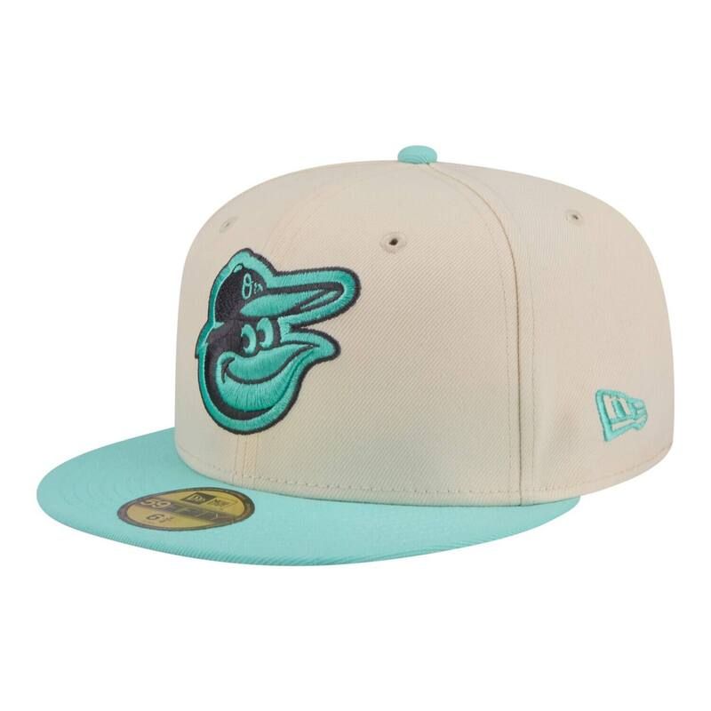 ニューエラ レディース アクセサリー 帽子 Mens New Era Light BeigeTurquoise Baltimore Orioles TwoTone Color Pack 59FIFTY Fitted Hat Orlt Bei ターコイズ