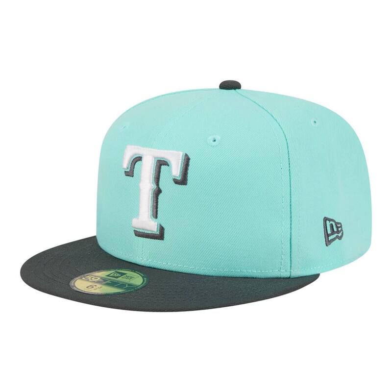 ニューエラ レディース アクセサリー 帽子 Mens New Era TurquoiseCharcoal Texas Rangers TwoTone Color Pack 59FIFTY Fitted Hat Rgr Turq A チャコール 12,565円